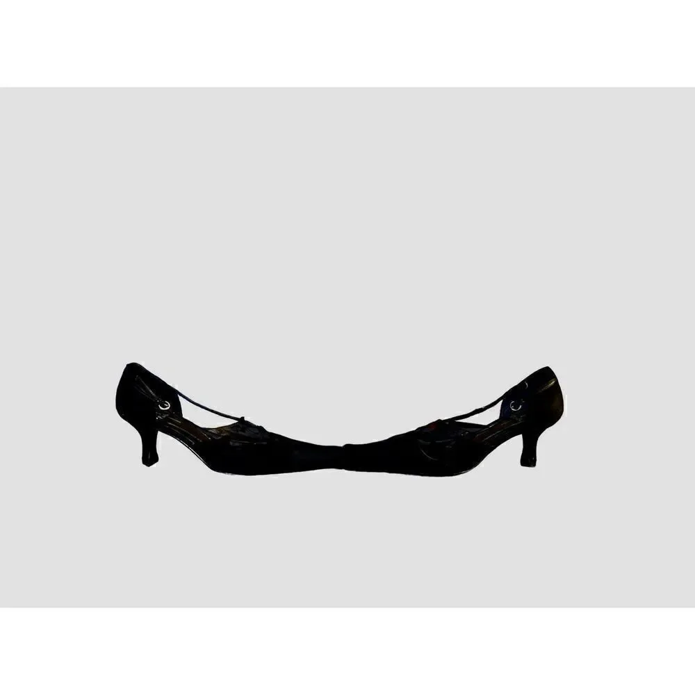 Paolo - Black Suede Heels- 9